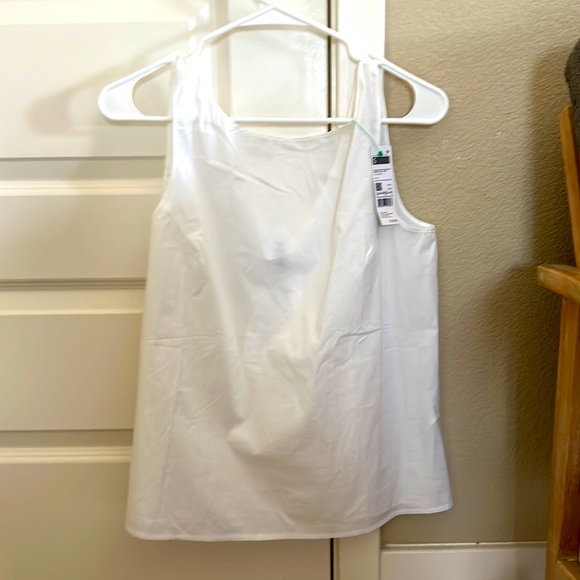 Sleeveless cotton blouse with bow detail in back - Picture 2 of 2